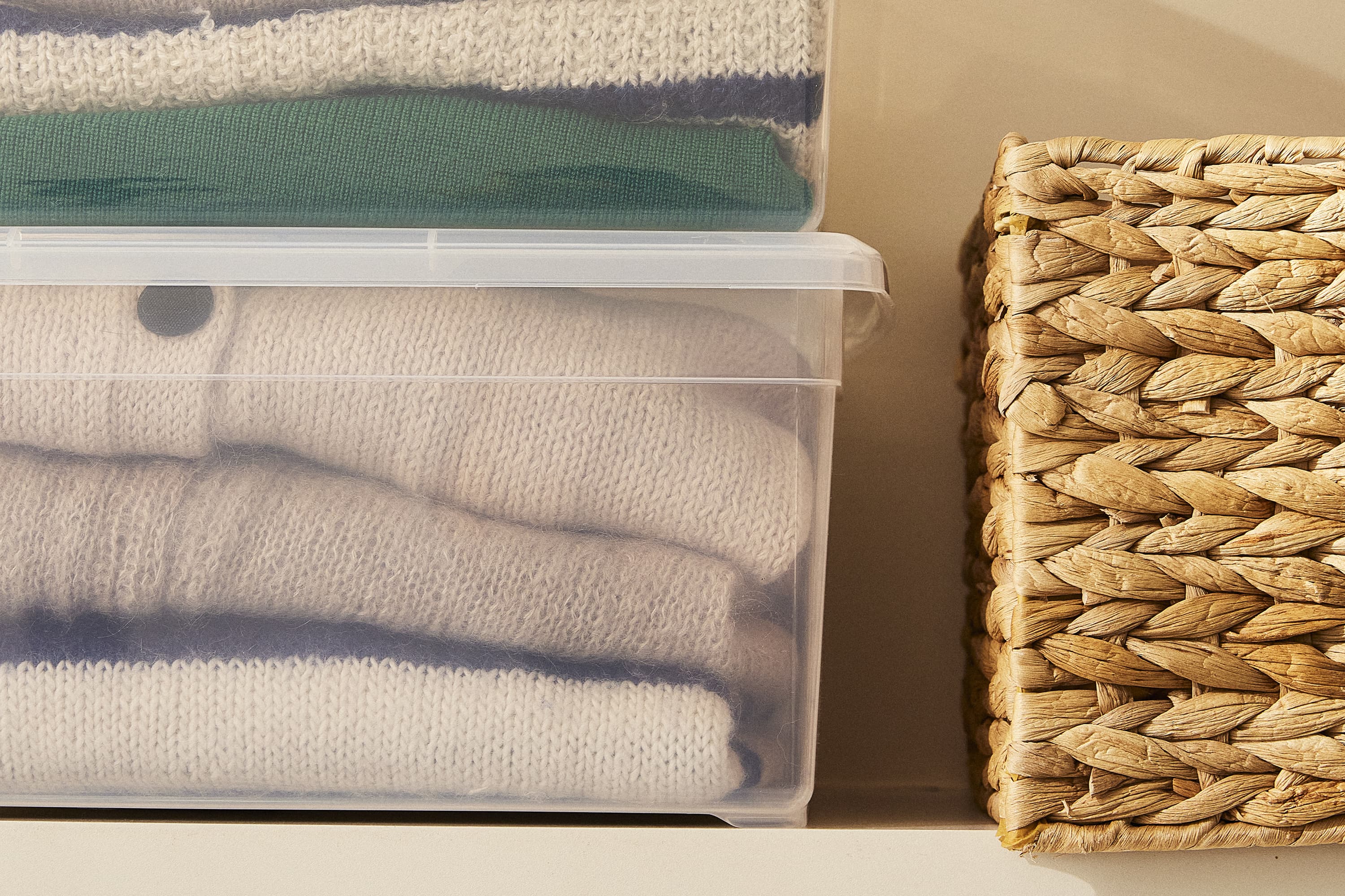 Best way to store cheap sweaters